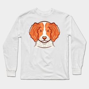 Cute Brittany Spaniel Long Sleeve T-Shirt